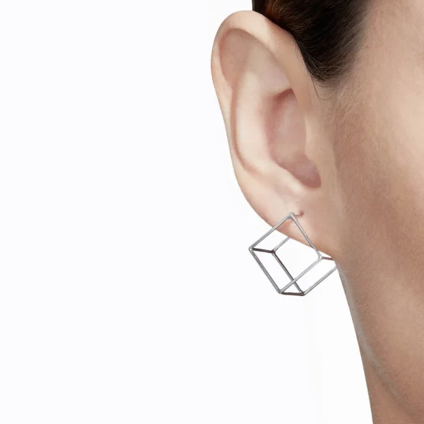 Square Earring 15^Shihara New