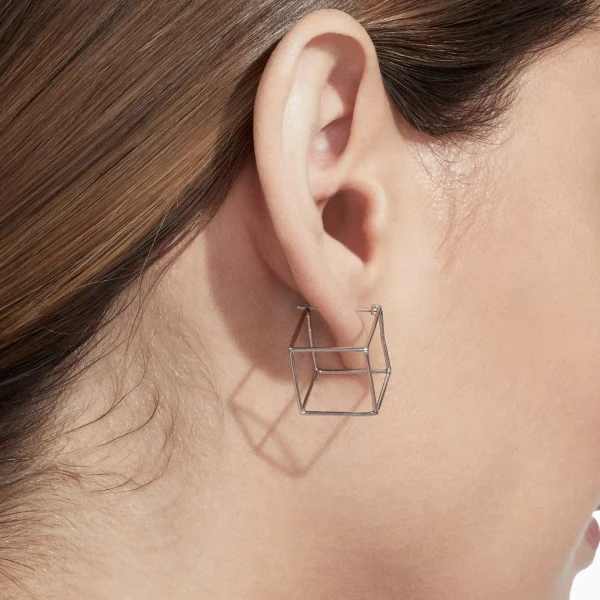 Square Earring 15^Shihara New