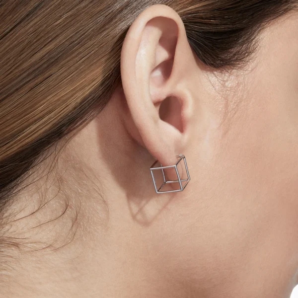Square Earring 10^Shihara Outlet