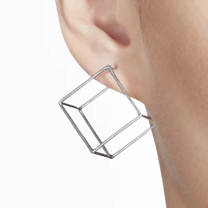Square Earring 20^Shihara Fashion