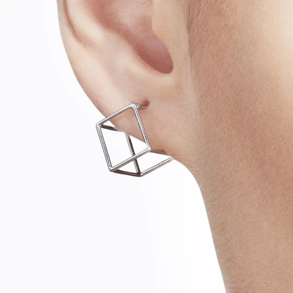 Square Earring 10^Shihara Outlet