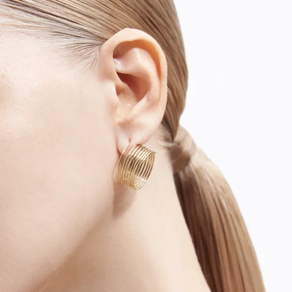 Stack Hoop Earring 03^Shihara Outlet