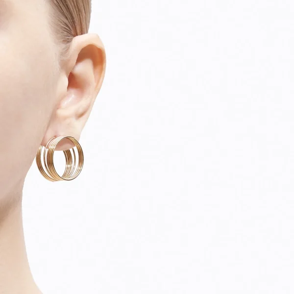 Stack Hoop Earring 03^Shihara Outlet