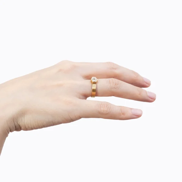 Trapezoid Ring^Shihara Fashion