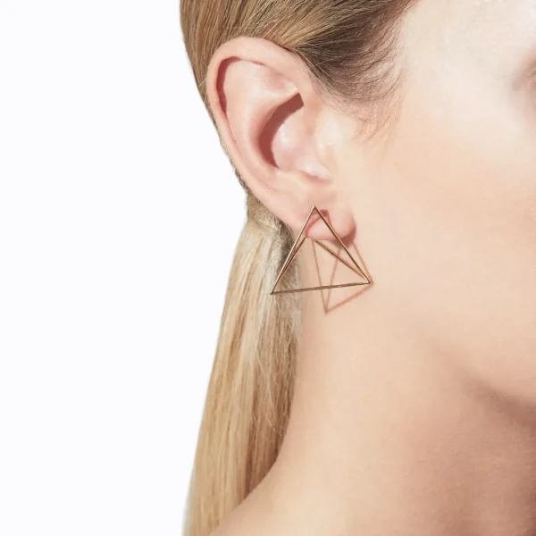 Triangle Earring 30^Shihara Clearance