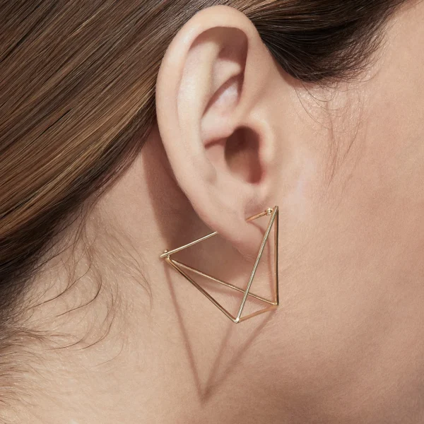 Triangle Earring 30^Shihara Clearance