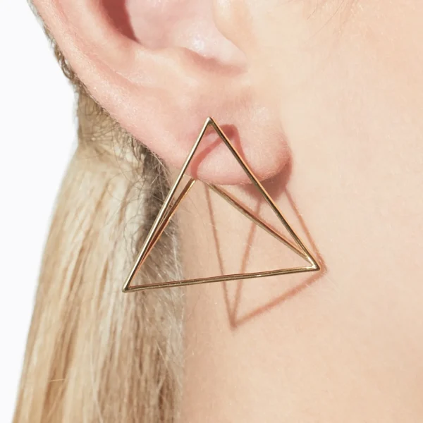 Triangle Earring 30^Shihara Clearance