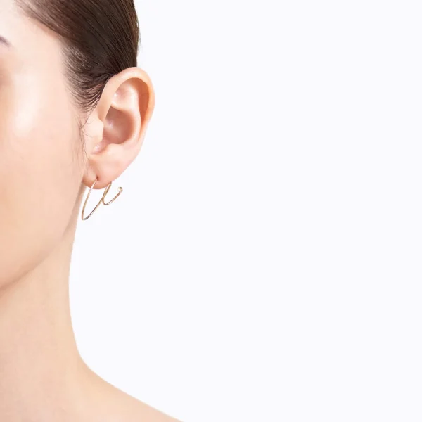 Twist Curl Earring 03 L^Shihara Discount