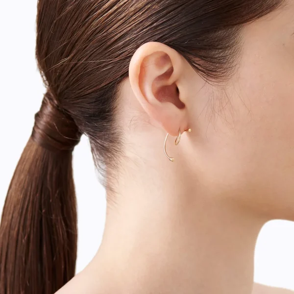 Twist Curl Earring 02 L^Shihara Fashion