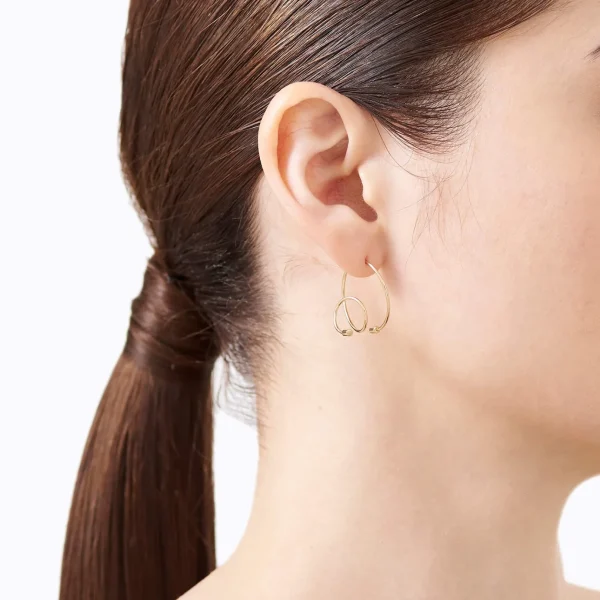 Twist Curl Earring 03 L^Shihara Discount