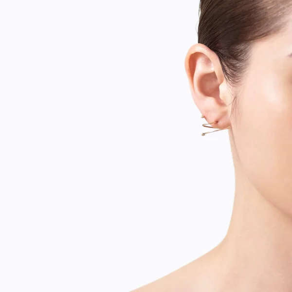 Twist Curl Earring 03 L^Shihara Discount