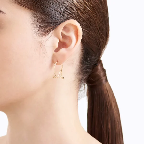 Twist Curl Earring 03 L^Shihara Discount