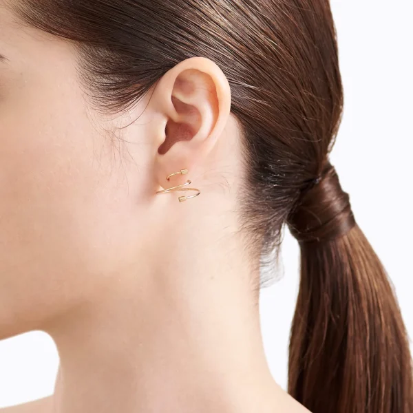 Twist Curl Earring 03 L^Shihara Discount