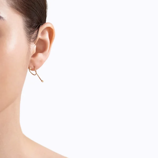 Twist Curl Earring 02 R^Shihara Fashion