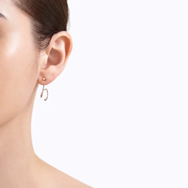 Twist Curl Earring 02 R^Shihara Fashion