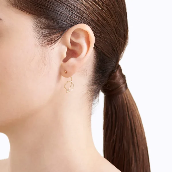 Twist Curl Earring 02 R^Shihara Fashion