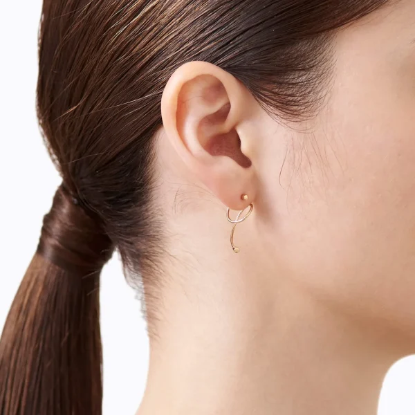 Twist Curl Earring 02 R^Shihara Fashion