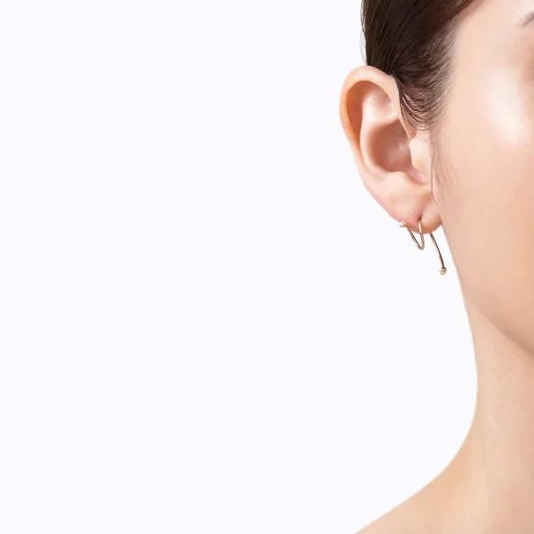 Twist Curl Earring 02 R^Shihara Fashion
