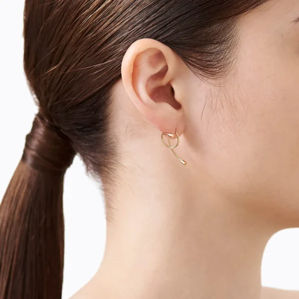 Twist Curl Earring 02 R^Shihara Fashion