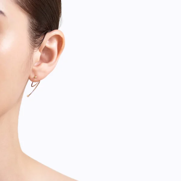 Twist Curl Earring 02 R^Shihara Fashion