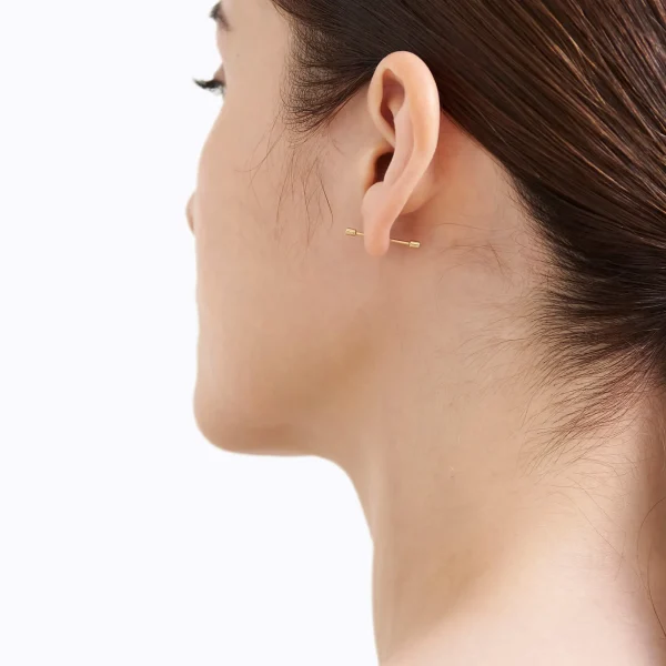 Twist Pin Earring 02^Shihara Clearance