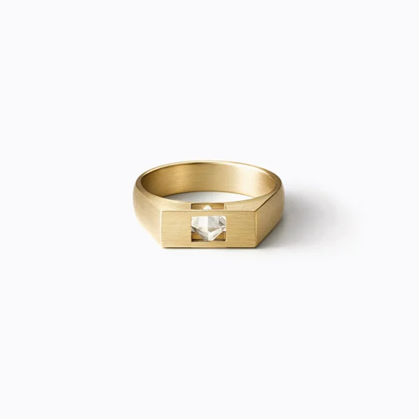 Un-Signet Rough Diamond Ring 02^Shihara Clearance