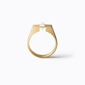 Un-Signet Rough Diamond Ring 01^Shihara Clearance