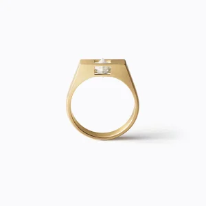 Un-Signet Rough Diamond Ring 02^Shihara Clearance