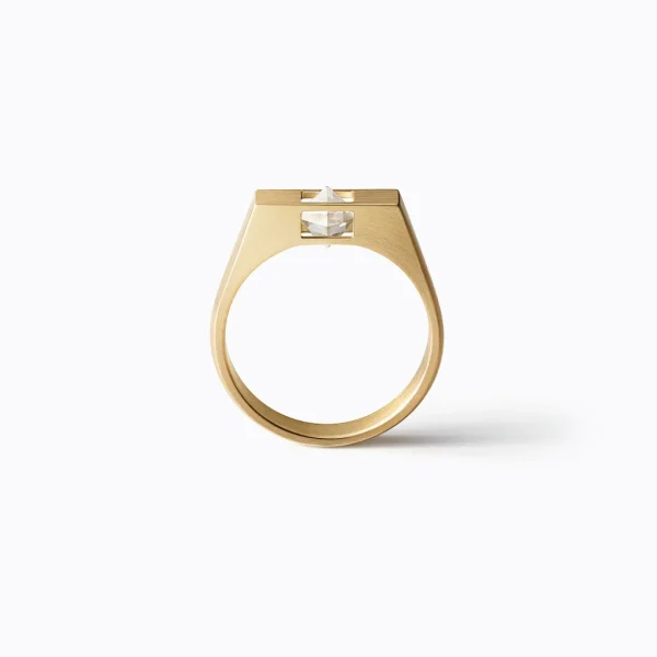 Un-Signet Rough Diamond Ring 02^Shihara Clearance