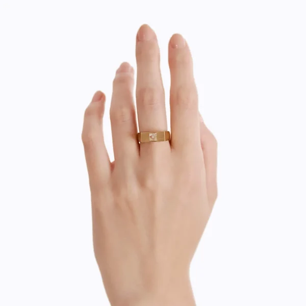 Un-Signet Rough Diamond Ring 01^Shihara Clearance