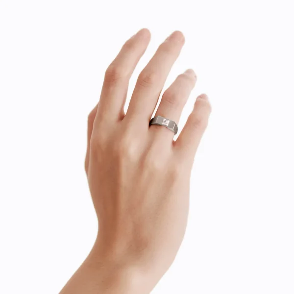 Un-Signet Rough Diamond Ring 01^Shihara Clearance
