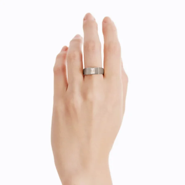 Un-Signet Rough Diamond Ring 01^Shihara Clearance
