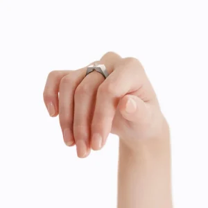 Un-Signet Rough Diamond Ring 01^Shihara Clearance