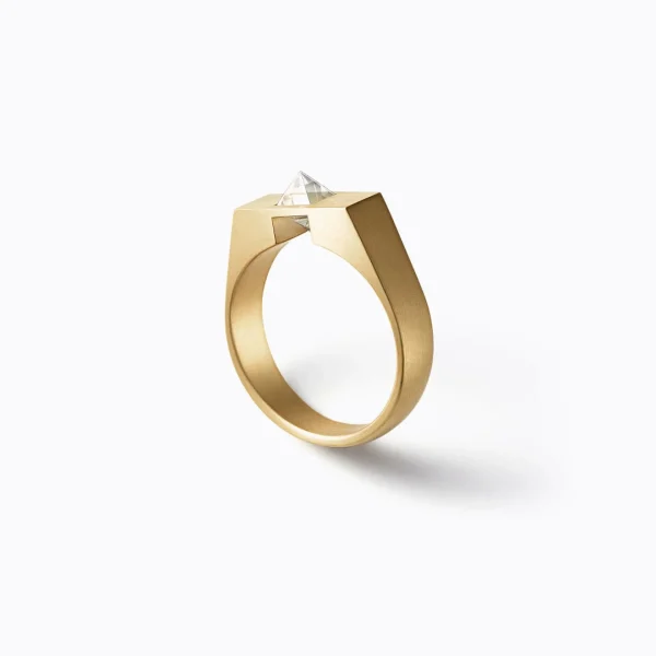 Un-Signet Rough Diamond Ring 01^Shihara Clearance