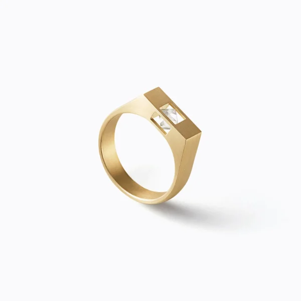 Un-Signet Rough Diamond Ring 02^Shihara Clearance