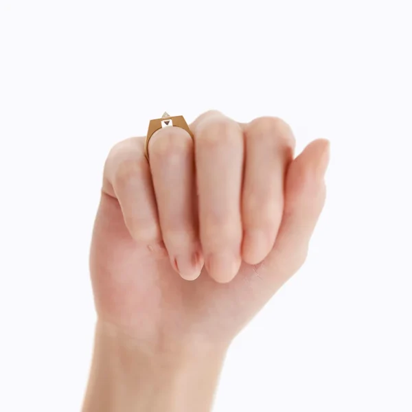 Un-Signet Rough Diamond Ring 01^Shihara Clearance