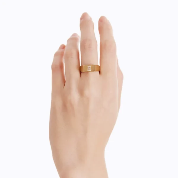 Un-Signet Rough Diamond Ring 01^Shihara Clearance