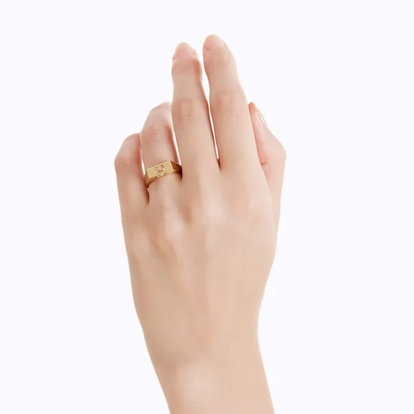 Un-Signet Rough Diamond Ring 02^Shihara Clearance
