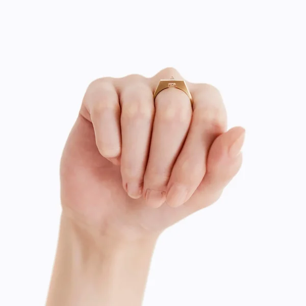 Un-Signet Rough Diamond Ring 01^Shihara Clearance