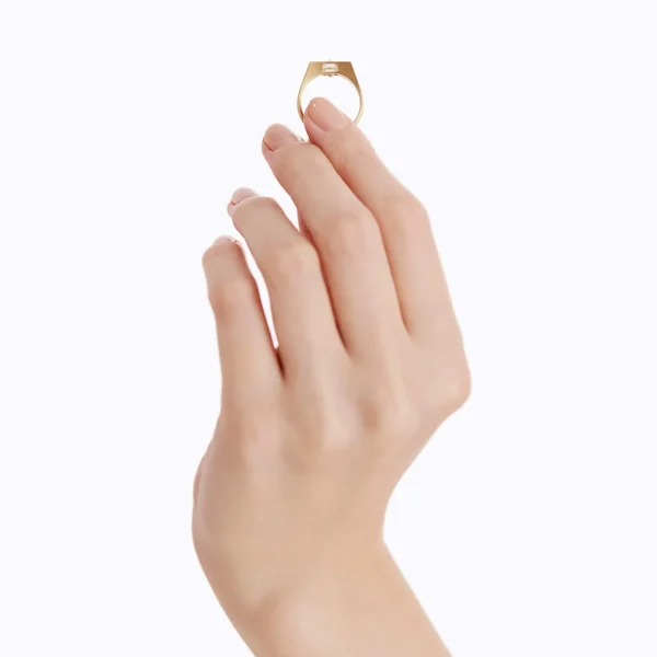 Un-Signet Rough Diamond Ring 02^Shihara Clearance