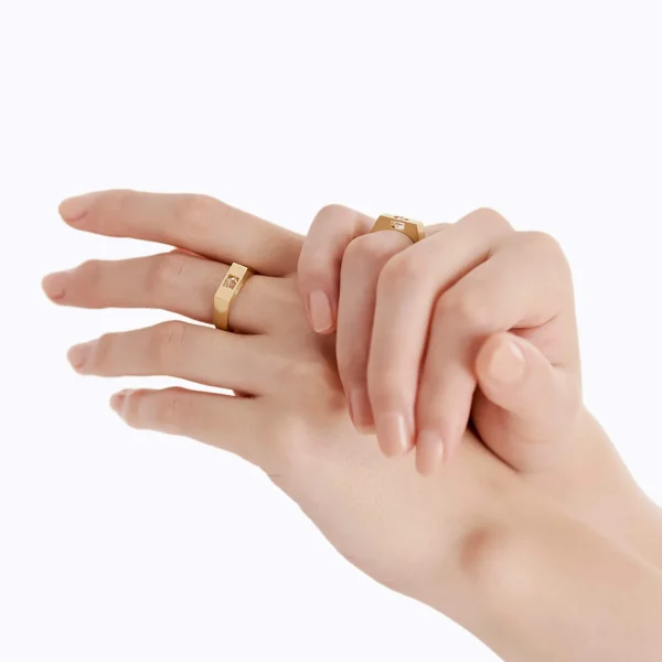 Un-Signet Rough Diamond Ring 02^Shihara Clearance